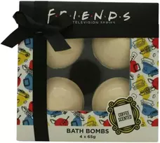 Warner Bros Set, , Friends, Relaxing, Coffee, Bath Bomb, Coffee, x4 pcs, 65 g For Women