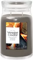 Yankee Home Yankee Candle Crackling Embers vaško žvakė cilindro formos mediena Pilka 1 vnt.