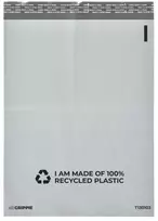 Dymo Grippie Postpose 100% su recyklingu 340x420mm Pojedynczy dirželis klejący 100 vnt Baltas (T130103)