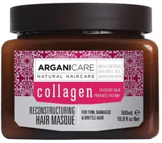 Arganicare Collagen plaukų priežiūros kreminė atkuriamoji kaukė, 500 ml