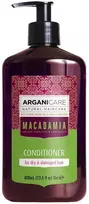 Arganicare Macadamia plaukų kondicionierius maitinantis ir atkuriantis, 400 ml