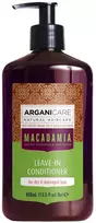 Arganicare Macadamia plaukų nešalinamas kondicionierius maitinantis ir atkuriantis, 400 ml