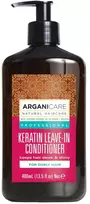 Arganicare Keratino plaukų kondicionierius, nenuplaunamas, blizgus, 400 ml