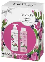 Yardley rinkinys: English Rose drėkinantis kūno pienas, 250 ml + English Rose drėkinamasis gėlinis kūno prausiklis, 250 ml