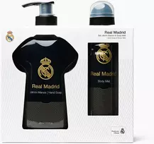 Real Madrid rinkinys: skystas muilas rankoms, 400 ml + kvapusis purškiklis, vyrams, 180 ml vyrams