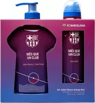 Jacques Bogart rinkinys FC Barcelona: FC Barcelona, skystas muilas rankoms, 400 ml + FC Barcelona, kvapnusis purškiklis vyrams, 180 ml