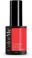 ColorMe Cosmetics Coral Daze Gel Semi-Permanent Nagų lakas, 10 ml