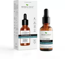 Bio Balance niacinamido ir cinko priešpigmentinis dieninis ir naktinis veido serumas, 30 ml