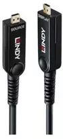 HDMI Kabelis - Lindy 38544 30 M Optinis Hibridinis „Micro-HDMI“ 8K60 Kabelis Juodas