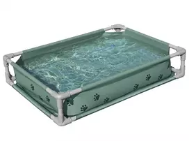 Bestway Priežeminė šunų žaidimų baseinas Žalia 102 x 74 x 20 cm