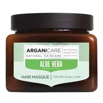 Arganicare Aloe Vera veganiška ir nebandyta su gyvūnais plaukų priežiūros kremas-maskė drėkinanti ir atkurianti, naudojama kas savaitę, 500 ml