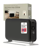 Konvekcinis šildytuvas Mill CO2200LEDMAX | 2200 W | iki 30 m² | Juodas