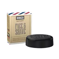 Biobaza Juodas Energy Charcoal riebalus reguliuojantis skutimosi muilas, 100 g