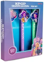 Bluesky KIDS Rašiklių rinkinys 3 rašikliai K-pop Demon Hunters K-pop demonų medžiotojos / Kd711179 (SB12120)