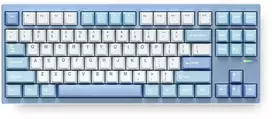 MCHOSE GX87 Lite belaidė mechaninė klaviatūra| US | Matcha Latte Switch | Mėlyna Nano Spraying