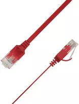 LinkIT Plokščias tinklo kabelis RJ-45, Cat.6a, U/UTP, PVC, raudonas, 4.5 m (UTP-FL6A-00450-RD)