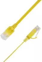 LinkIT Plokščias tinklo kabelis RJ-45, Cat.6a, U/UTP, PVC, geltona, 3 m (UTP-FL6A-00300-GL)