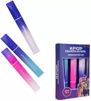 Kids Euroswan - Akcesoria licencyjne KIDS VAIKAMS Žymekliai 3 Flomasteriai K-pop Demonų medžiotojai K-pop Demonų medžiotojos Huntrix / Kd710981 (SB12122)