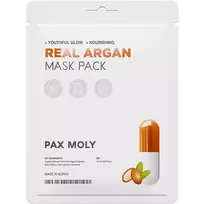 Clarins PaxMoly, Real Argan, drėkinanti ir maitinanti veido kaukė, dieninė ir naktinė, 25 ml moterims