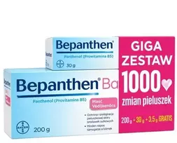 Bepanthen Baby maść ochronna giga komplektas 200g+30g+3.5g