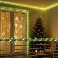 LED kalėdinė šviečianti žarna 1200 LED Žalia 50 m