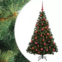 Dirbtinė Kalėdų eglutė su burbulais 120 cm 150 LED Šilta balta