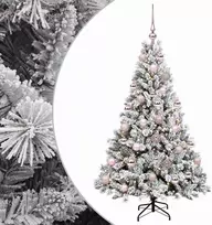 Dirbtinė kalėdinė eglutė su rutuliuku 120 cm 150 LED