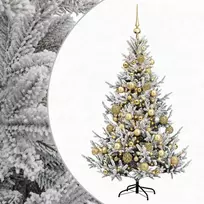 Dirbtinė kalėdinė eglutė su rutuliuku 120 cm 150 LED