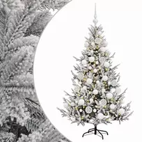 Dirbtinė kalėdinė eglutė su rutuliuku 120 cm 150 LED