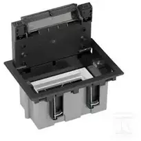 Kontakt-Simon Simon Connect Grindinė dėžutė KF atitinka SF170/14 reg. 70-105mm 2 x moduliai K45 spalva grafitas (KF270/14)