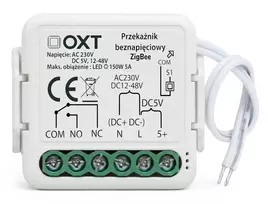 Modulis OXT Mini Przekaźnik beznapięciowy AC 230V DC 5V 12-48V ZigBee TUYA T250DC