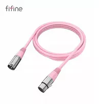 Fifine Kabelis mikrofonowy XLR 1,8 m, rožinė (L9CP)