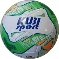 Kubisport Žalias futbolo kamuolys, 5 dydis, žaidimui ir treniruotėms ant žolės orlik (Kub_04-K5/2K-ZE)