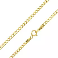 Geltono aukso grandinėlė "Curb" Brasco 63296