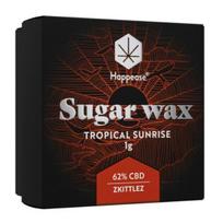 Happease Tropical Sunrise Sugar Wax CBD ekstraktas 62 %, 1 g