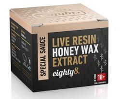 Eighty8 CBD Live Resin Honey Wax ekstraktas, 65 % CBD, 1 g