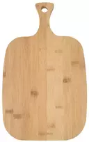 KINGHoff KH-1564 bambukinė pjaustymo lentelė su rankena 38 × 23 cm