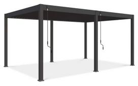 Pavėsinė Pergola Deluxe, 3.7x5.3 m, pilka
