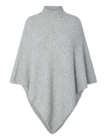 Pieces - Pcfortuna High Neck Poncho Noos Bc - Pončas - Pilka