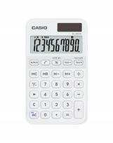 Biuro skaičiuotuvas CASIO SL 310 YC, baltas, 10 skaitmenų ekranas, 120 × 70 mm