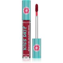 Revolution Kiss Drip Water Lip Tint ilgai išliekantis lūpų blizgesys atspalvis Cherry Glace 4 ml