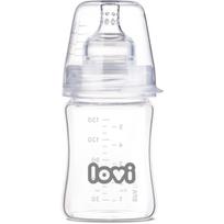 LOVI Glass stiklinis buteliukas kūdikiams 0m+ 150 ml