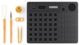 Klaviatūros valymo rinkinys Glorious PC Gaming Race GLO-ACC-LUBE-KIT, juoda sp./geltona sp.
