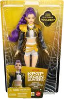 Lėlė Mattel KPop Demon Hunters Huntr/X Rumi Golden JRN40, 29 cm, aukso sp.