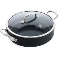 Troškintuvas su dangčiu GreenPan Barcelona Pro 30 cm, 5,5 l, juodas
