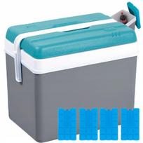 Eda nešiojamas automobilinis šaldytuvas 35l xl + 4 šaldymo elementai
