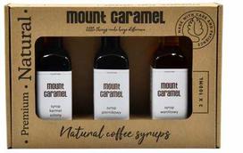Mount Caramel - Sirupo rinkinys 3 x 100 ml - Meduoliai - Sūdyta karamelė - Vanilė
