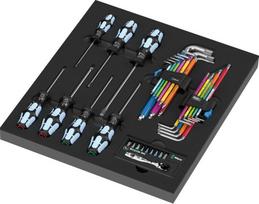 Įrankių komplektas Wera 9760 Foam Insert Stainless Set 1; 36 vnt.