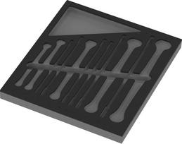 Įdėklas Wera WE05137335001; 172x392x30 mm