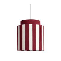 Raudonos spalvos/baltos spalvos iš virvės kabantis šviestuvas ø 30 cm Vienna Stripes – Leitmotiv